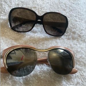 Prada + Gucci sunglasses
